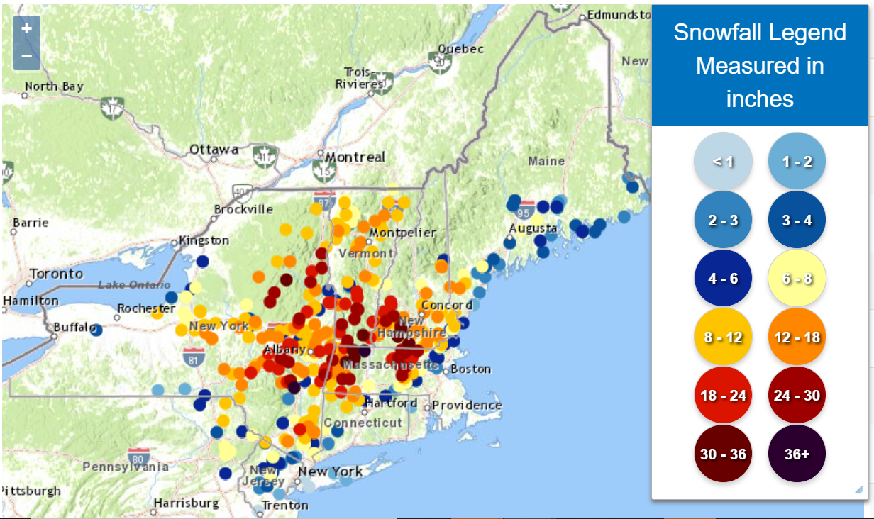 Nor’easter brings snow and power outages to the Northeast 4 Noreaster National weather service