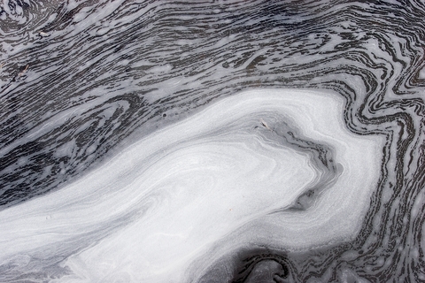 Are forever chemicals the next great risk exposure? 7 A large mass of liquid flowing freely.