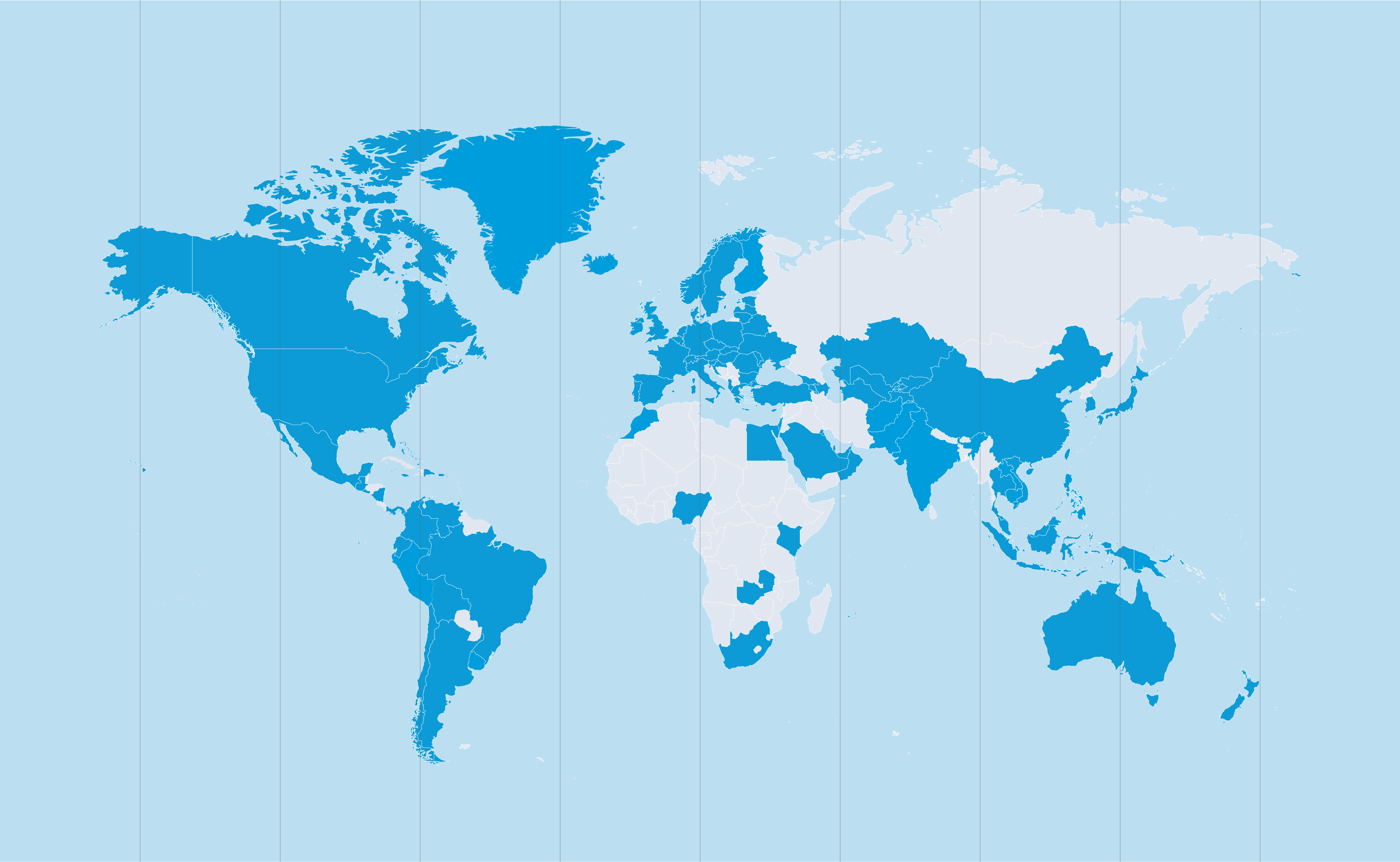 Solutions 1 A map of the world.